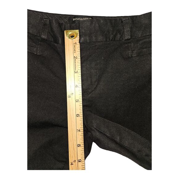 Banana Republic Sloan Crop Capris Women's 2P Black Pockets Stretch Casual Travel - Picture 4 of 9